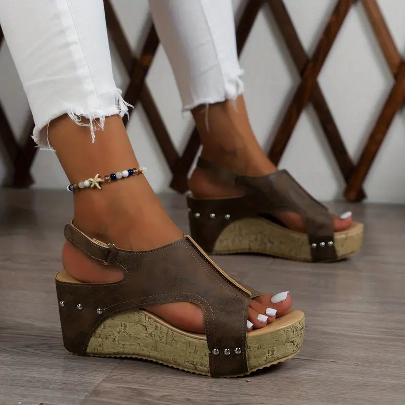 Vintage Slingback Wedge Sandals™